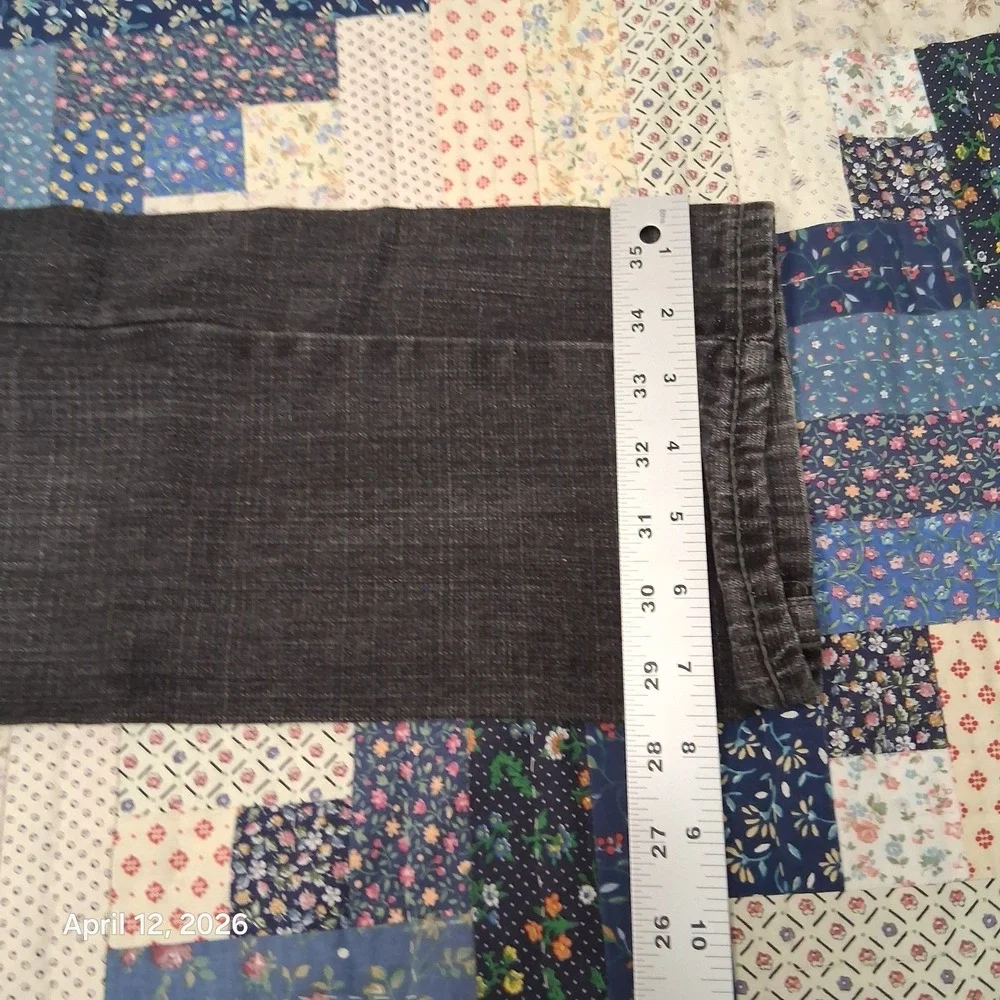 Vintage Y2K Southpole Black Denim‎ Skater Jeans Size 30 Jesse Pinkman Paisley